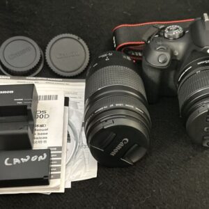 Canon Eos Rebel T7 Dslr Camera With Ef18-55Mm And Ef 75-300Mm Lenses