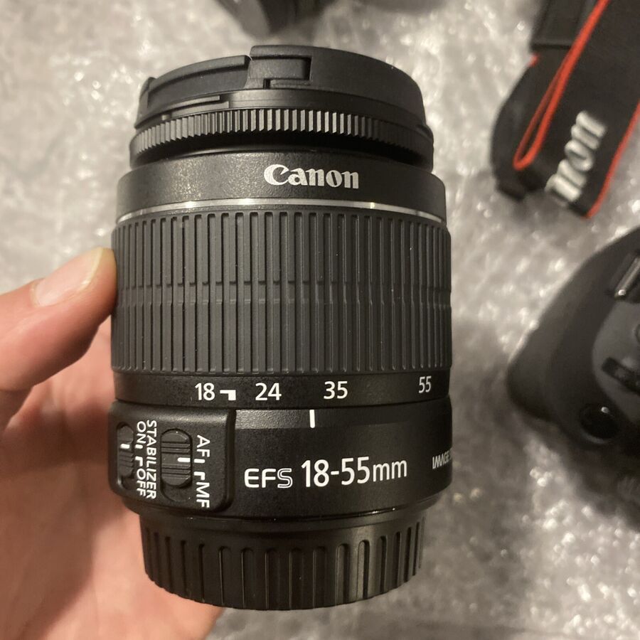 Canon Eos Rebel T7 24.1Mp Digital Camera - Black (Kit With 18-55Mm And 75-300Mm - Image 3