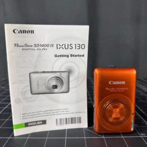 Canon Powershot Sd1400 Is Orange 14.1Mp 4X Zoom Compact Digital Camera