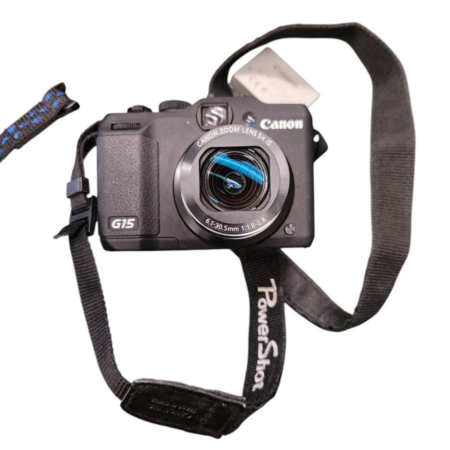 Canon Powershot G15 12.1Mp Digital Camera - Black - Image 5