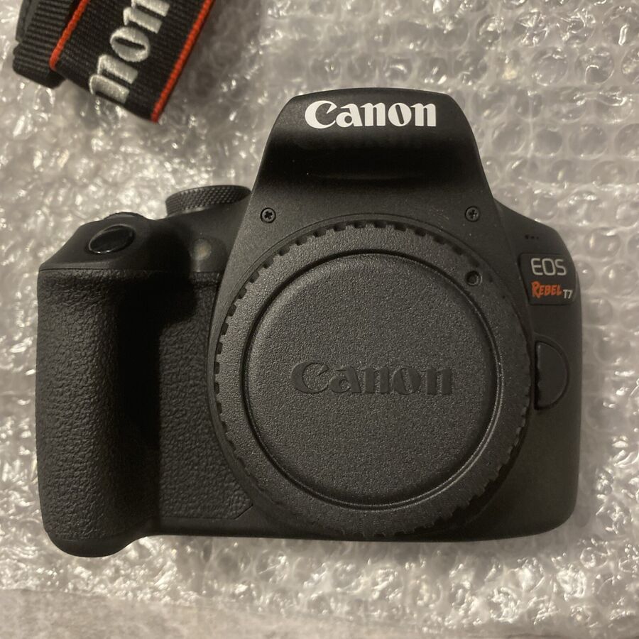 Canon Eos Rebel T7 24.1Mp Digital Camera - Black (Kit With 18-55Mm And 75-300Mm - Image 4