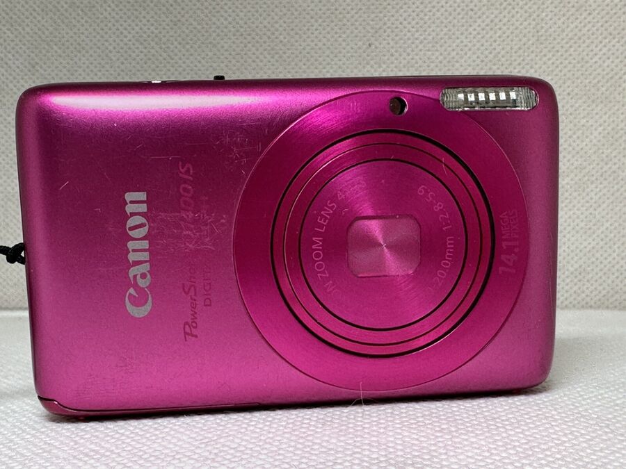 Canon Powershot Sd 1400 Is Digital Elph Camera Pink W Box Charger Tested - Image 5