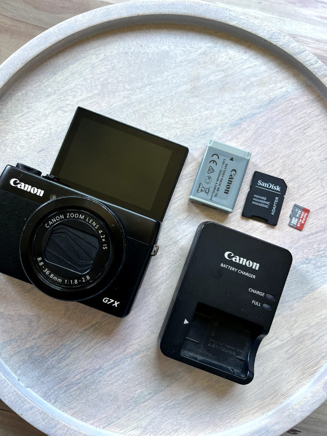Canon Powershot G7 X Mark I Black 4.2X Optical Zoom 20.2 Mp Digital Camera - Image 2