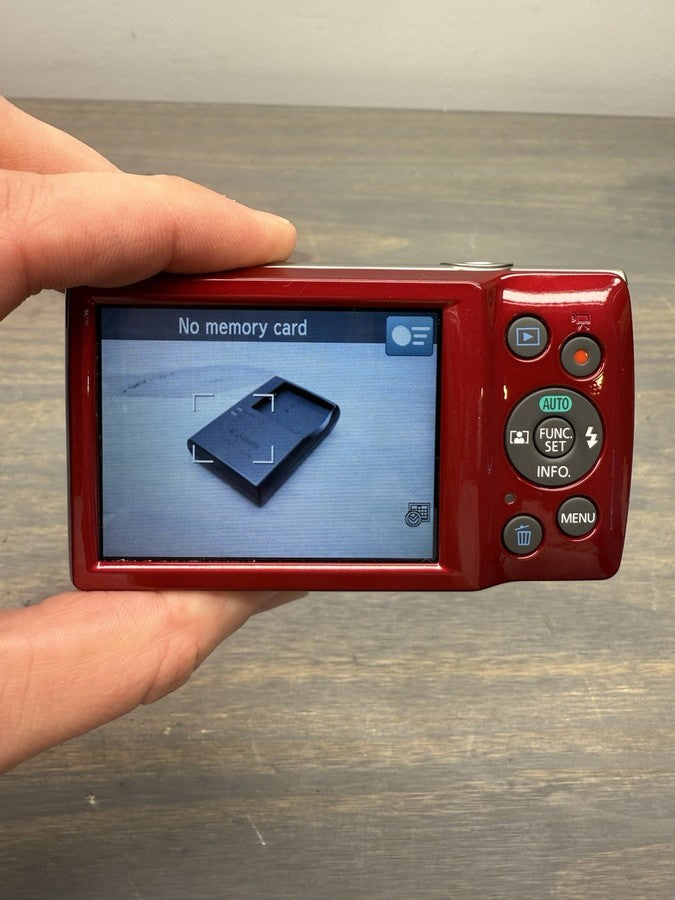 Canon Powershot Elph 180 20Mp Digital Camera 8X Zoom Red With Accessories - Image 8