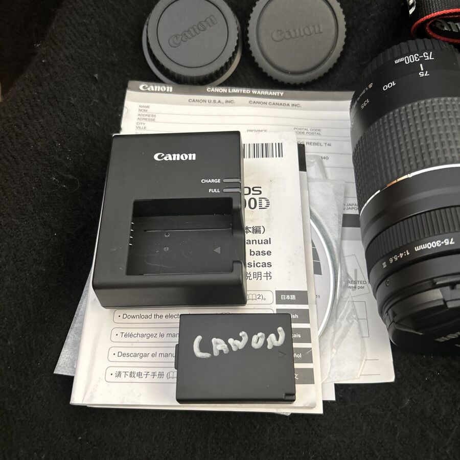 Canon Eos Rebel T7 Dslr Camera With Ef18-55Mm And Ef 75-300Mm Lenses - Image 3