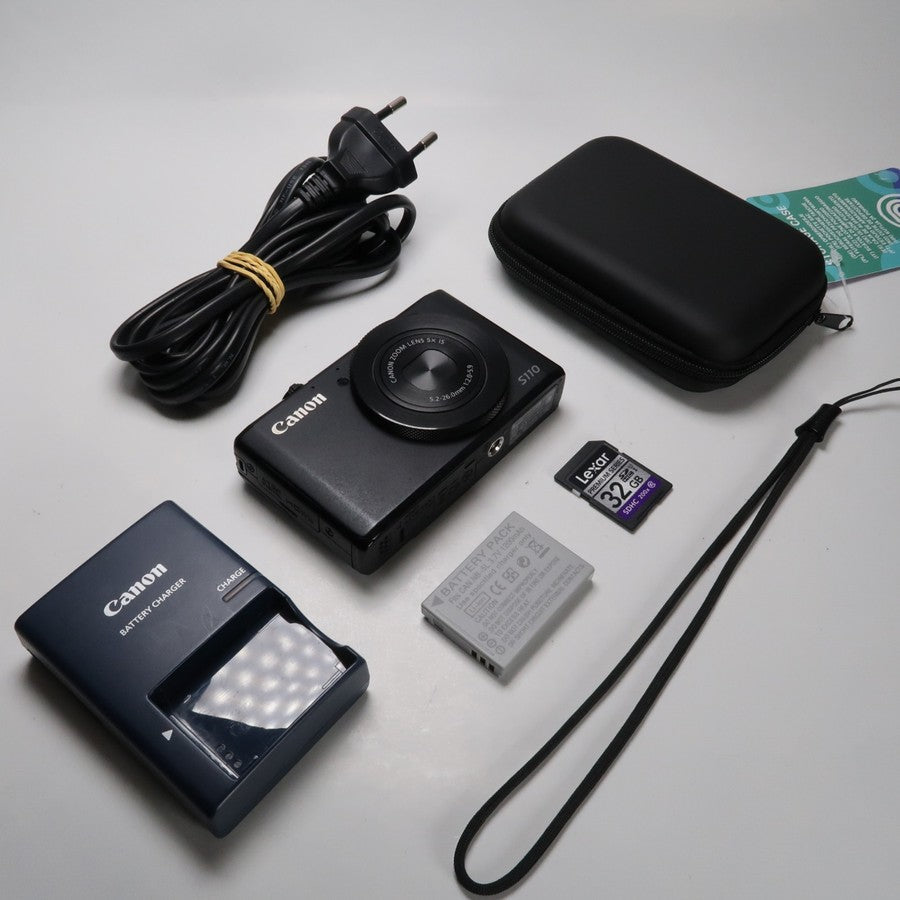 Canon Powershot S110 12.1 Mp Digital Camera Black With Case And Sd Card - Excellent Condition - Image 2