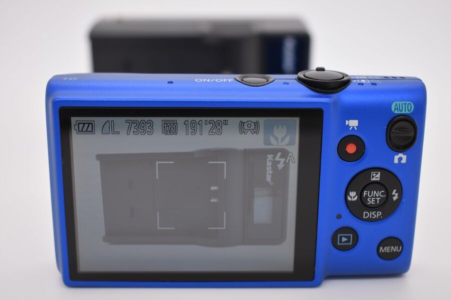 Canon Powershot Elph 115 Is Digital Camera Blue 16.0Mp 5X Optical Zoom - Image 4