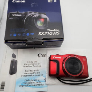 Canon Powershot Sx710 Hs Compact Digital Camera Red Near Mint With Box
