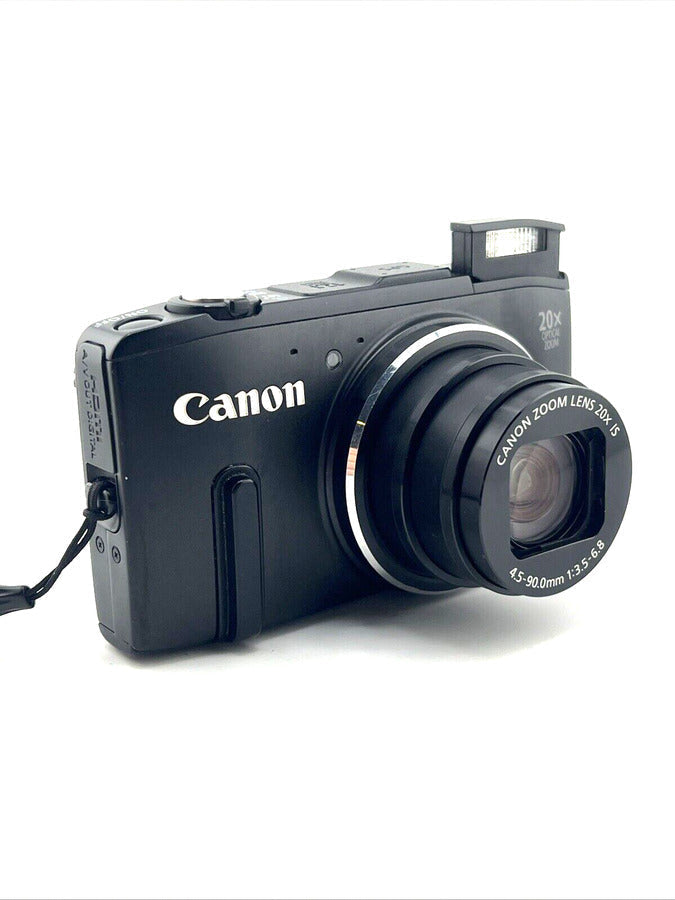 Canon Powershot Sx280 Hs Digital Camera Black 20X Zoom 12.1Mp - Image 3