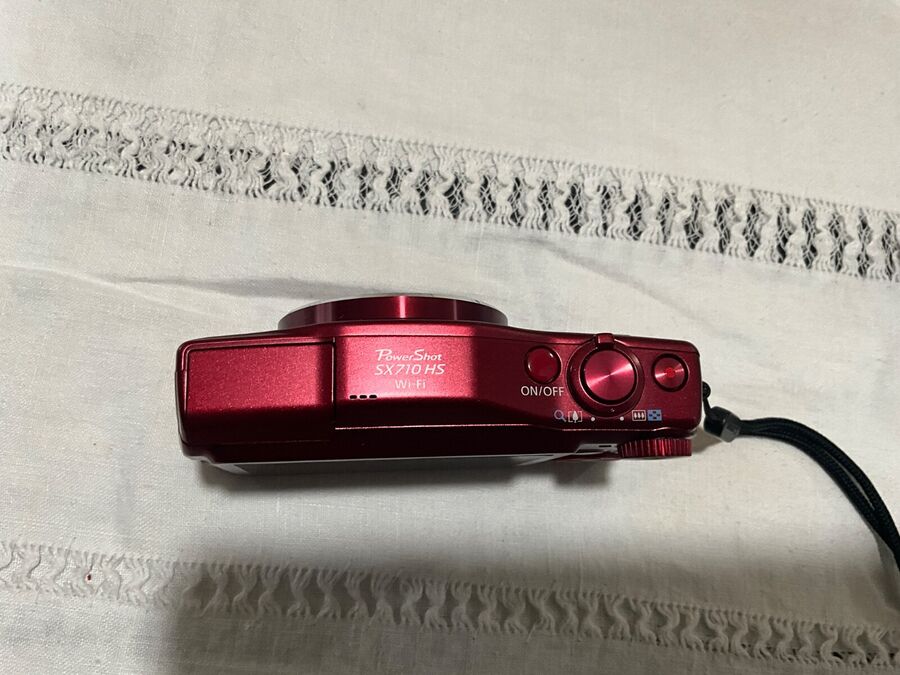 Near Mint Canon Powershot Sx710Hs Wi-Fi Camera 20.3Mp 30X Optical Zoom Red - Image 8