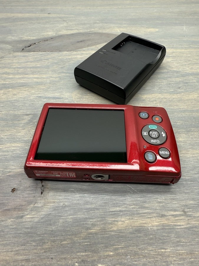 Canon Powershot Elph 180 20Mp Digital Camera 8X Zoom Red With Accessories - Image 3