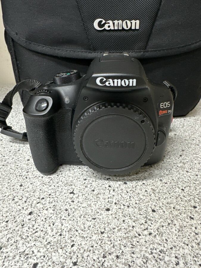 Canon Eos Rebel T6 Camera & 18-55Mm Lens & 75-300 Lens + Bag (E14001913) - Image 2