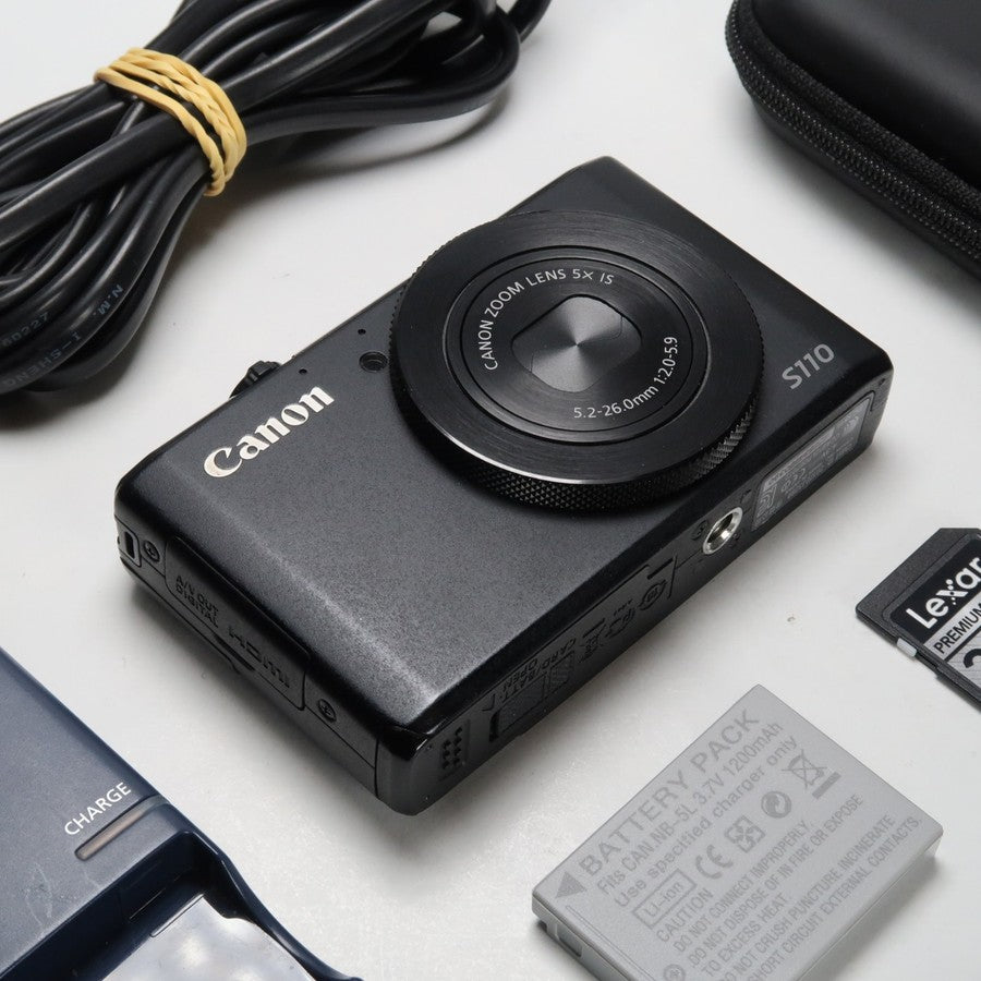 Canon Powershot S110 12.1 Mp Digital Camera Black With Case And Sd Card - Excellent Condition - Image 3