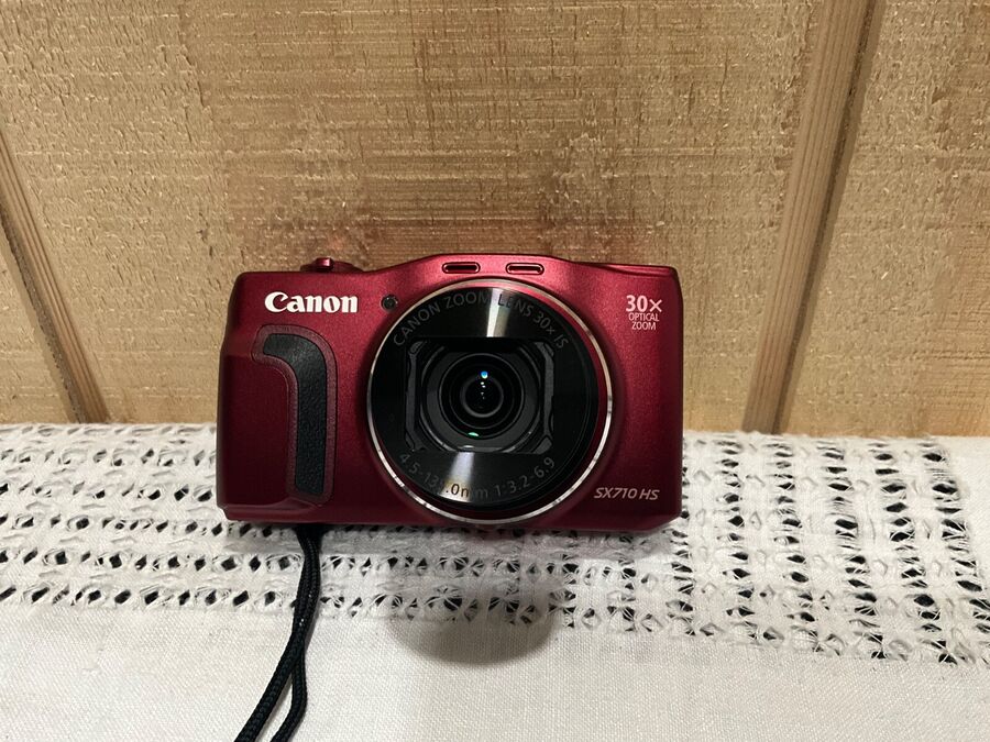 Near Mint Canon Powershot Sx710Hs Wi-Fi Camera 20.3Mp 30X Optical Zoom Red - Image 15