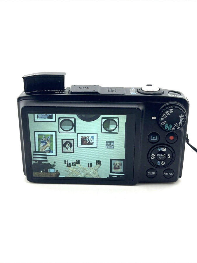 Canon Powershot Sx280 Hs Digital Camera Black 20X Zoom 12.1Mp - Image 7