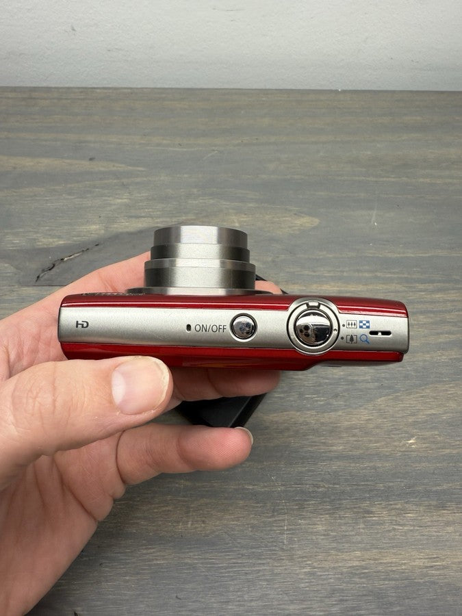 Canon Powershot Elph 180 20Mp Digital Camera 8X Zoom Red With Accessories - Image 4