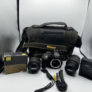 Nikon D3300 24.2Mp Digital Slr Camera  18-55Mm/55-200Mm