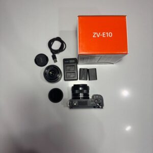 Sony Zv-E10 + Sony 35Mm 1.8 + Samyang 24Mm 2.8 + Accessories