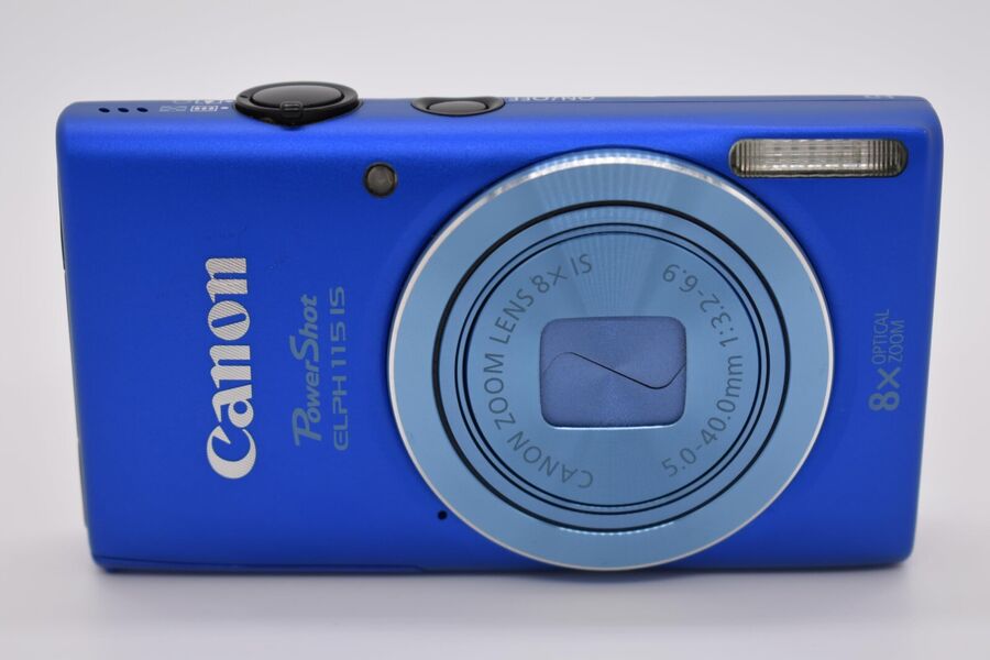 Canon Powershot Elph 115 Is Digital Camera Blue 16.0Mp 5X Optical Zoom - Image 2