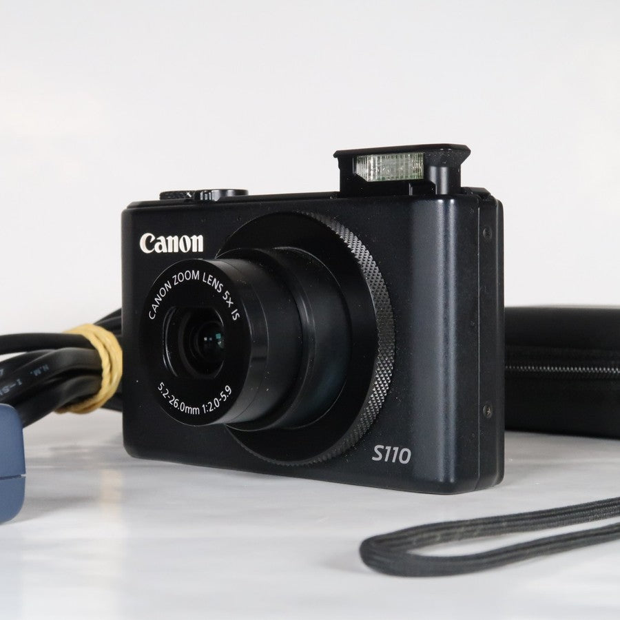 Canon Powershot S110 12.1 Mp Digital Camera Black With Case And Sd Card - Excellent Condition - Image 10