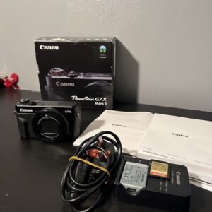 Canon Powershot G7 X Mark Ii Compact Camera - Black + 128 Sd Card