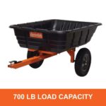 Agri-Fab 12 Cu Ft Poly Swivel Utility Cart - Image 3