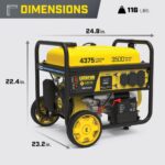 Champion Power Equipment 4375-Watt Gas Powered 49 State Wireless Remote Start RV Ready Portable Generator - Image 7