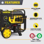 Champion Power Equipment 4750-Watt Electric Start Dual Fuel 50 State RV Ready Portable Generator CARB Compliant - Image 2