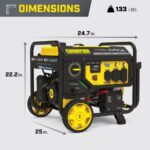 Champion Power Equipment 4750-Watt Electric Start Dual Fuel 50 State RV Ready Portable Generator CARB Compliant - Image 7