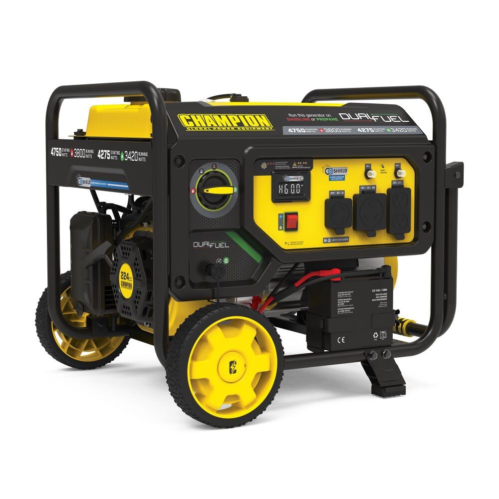 champion-power-equipment-4750-watt-electric-start-dual-fuel-50-state-rv-ready-portable-generator-carb-compliant-201393 Champion Power Equipment 4750-Watt Electric Start Dual Fuel 50 State RV Ready Portable Generator CARB Compliant - Image 1