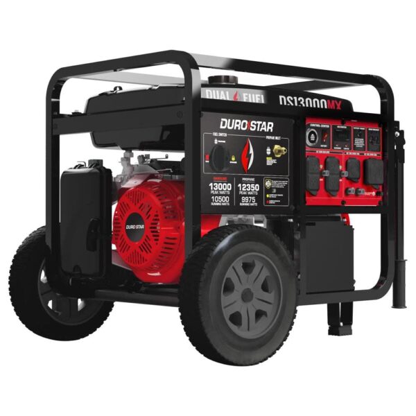 Duromax 13000 Watt Dual Fuel 49 State Portable Generator with CO Alert