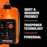 Generac 2,500 Watt Gas Powered 49-State Portable Inverter Generator with COsense Technology - Image 4