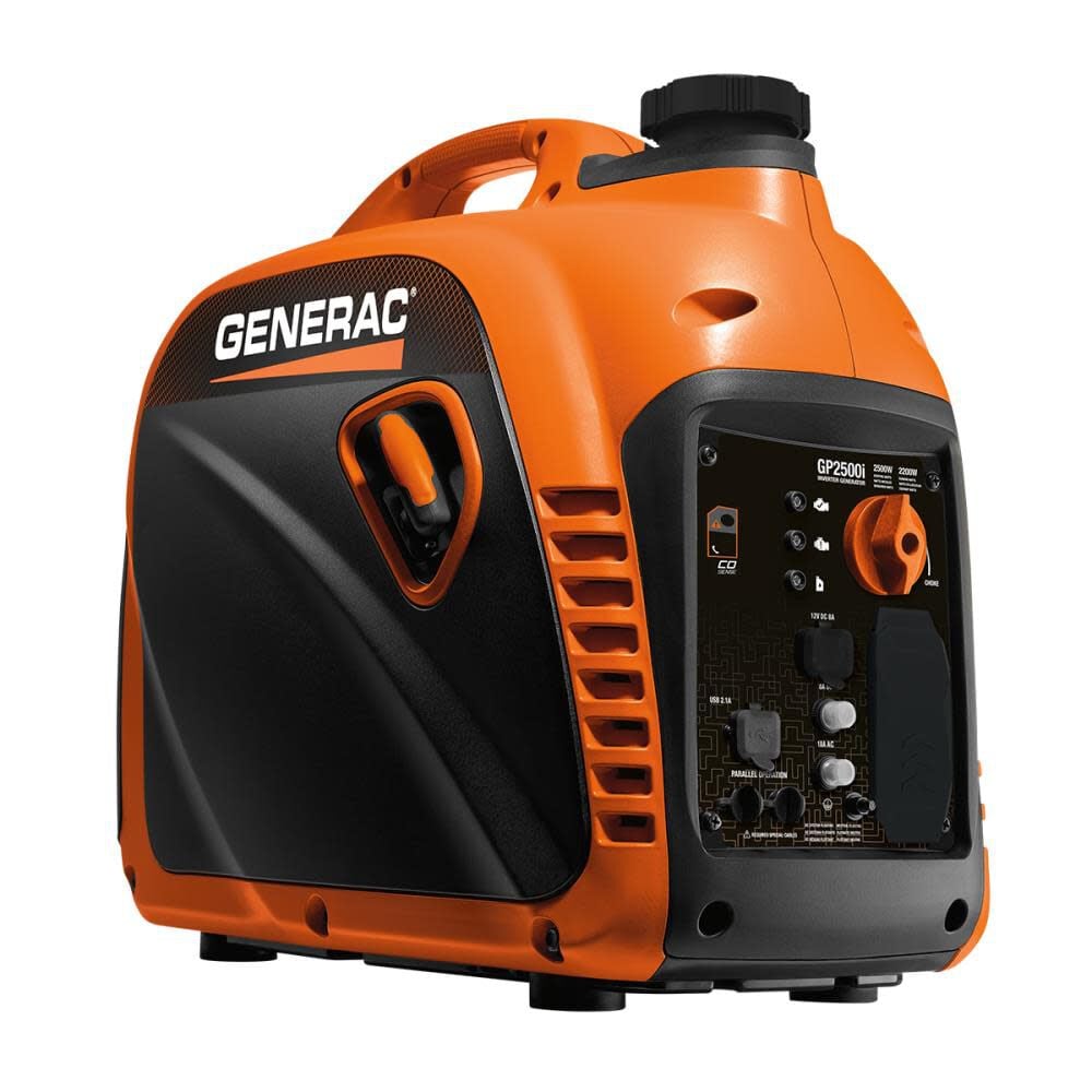 generac-2500-watt-gas-powered-49-state-portable-inverter-generator-with-cosense-technology-8251 Generac 2,500 Watt Gas Powered 49-State Portable Inverter Generator with COsense Technology - Image 1