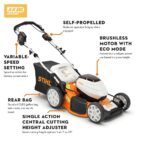 Stihl RMA 460 V 19in Variable Speed Battery Powered Self-Propelled Lawn Mower (Bare Tool) - Image 2